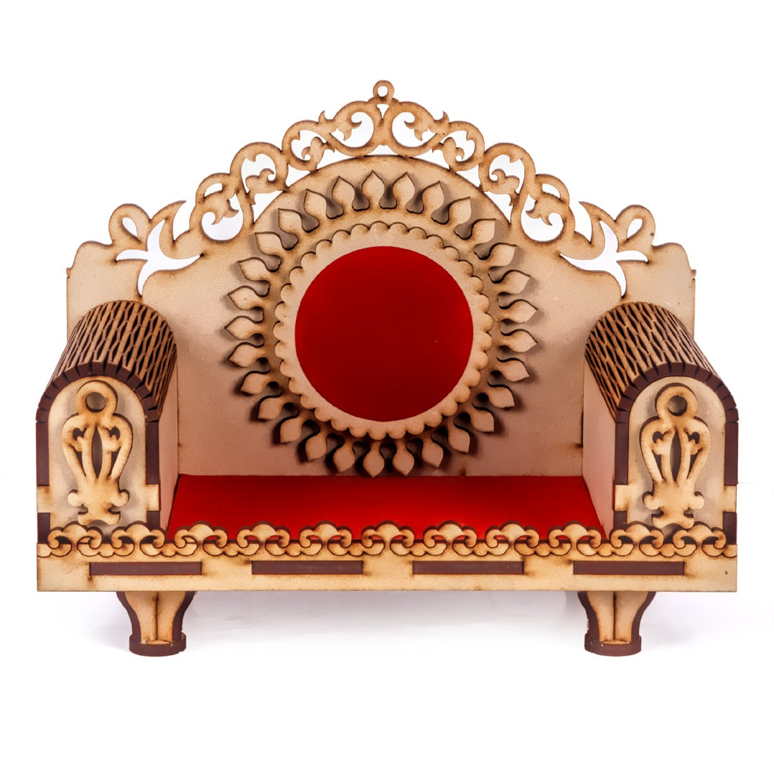 Wooden Temple for Home & Office, Light Weight Puja Mandir