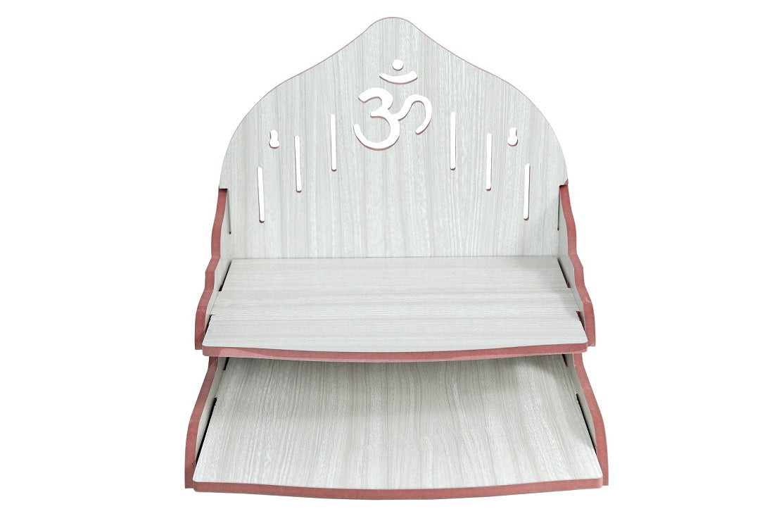 Wooden Temple for Home & Office, Light Weight Puja Mandir