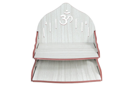 Wooden Temple for Home & Office, Light Weight Puja Mandir