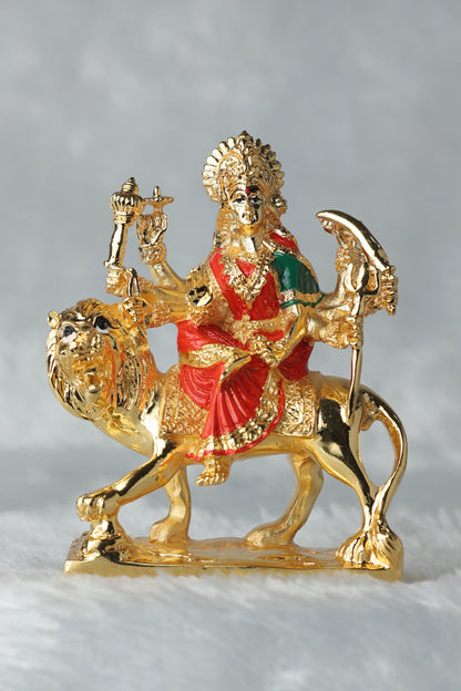 Gold Plated Shera Vali Mata