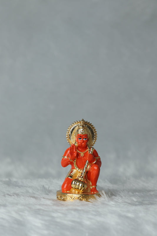 Gold Plated Ashirvad Hanuman